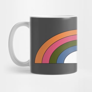 Retro Rainbows 1970 Mug